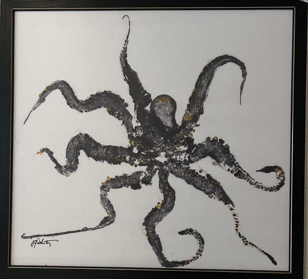 Coastal Art Octopus Fish Ocean Artist Inspired