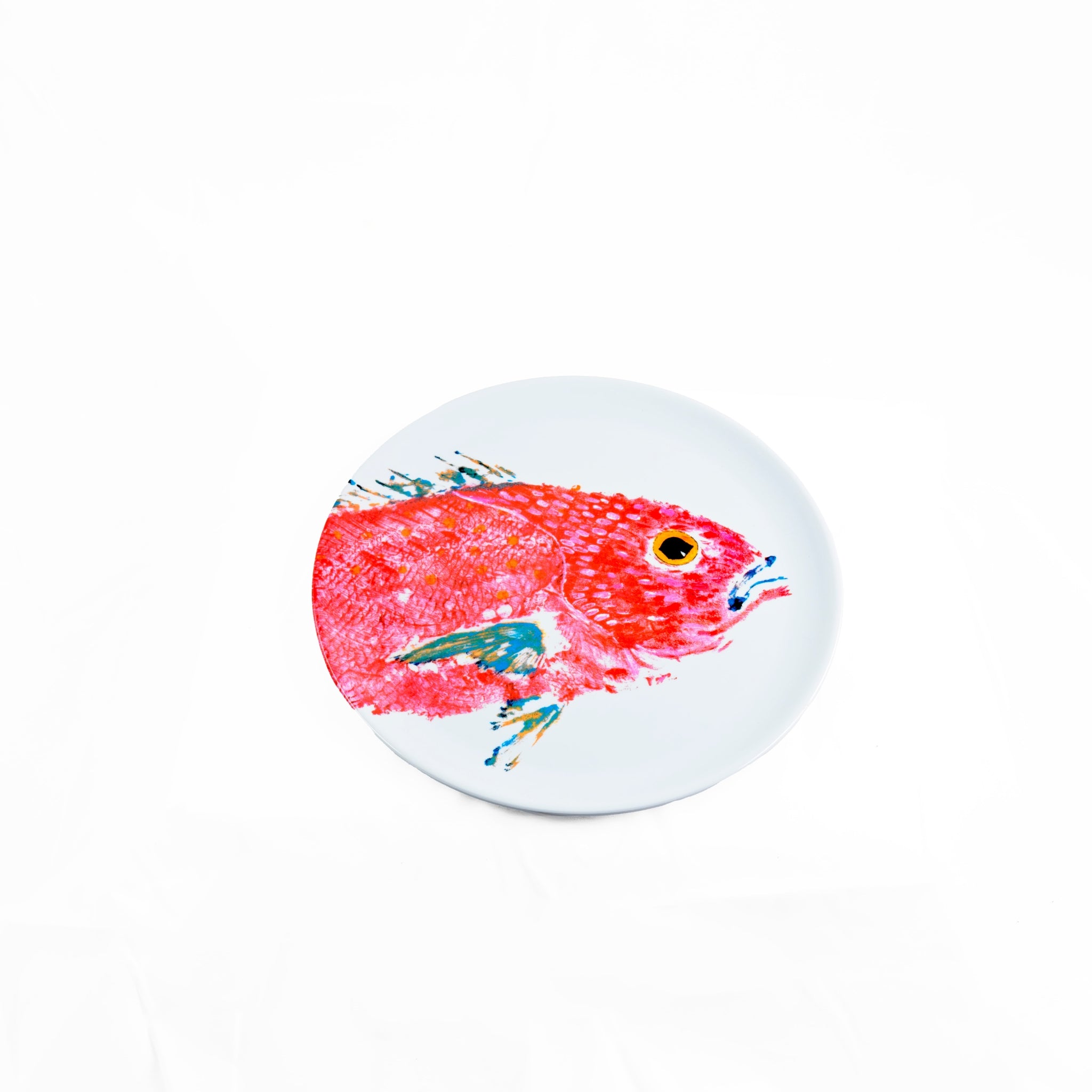 Red Snapper Plate – Coastal Ocean-Inspired Dinnerware