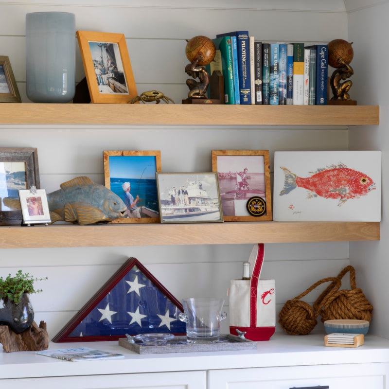 Coastal Art Red Snapper Fish Ocean Artist Inspired