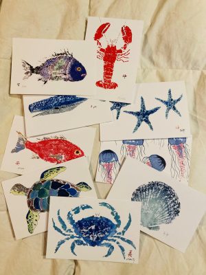 FishAye Mini Fish Print 4x6 – Coastal Nautical Wall Art