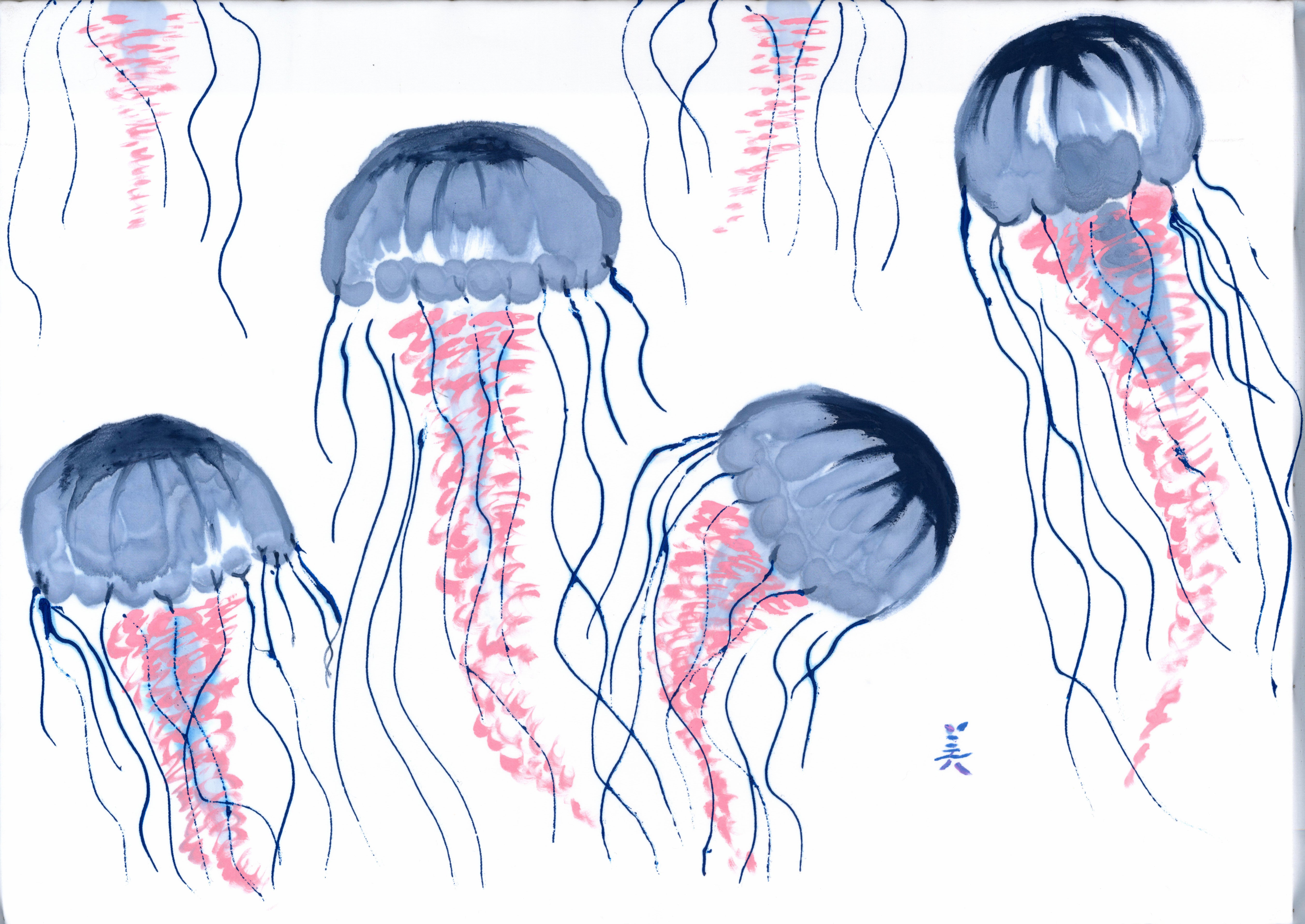 FishAye Jellyfish Placemat - Waterproof Ocean Decor
