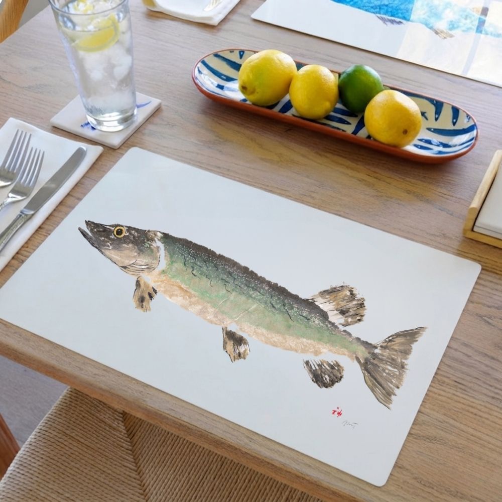 Northern Pike Handmade Placemat