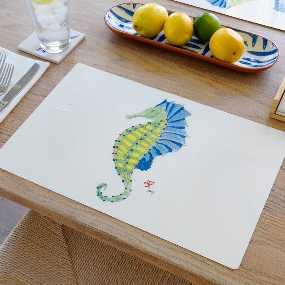 Seahorse Placemat | Ocean-Inspired