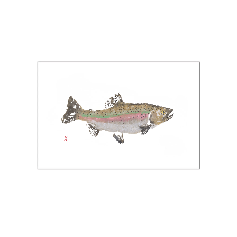 Rainbow Trout Handmade Placemat