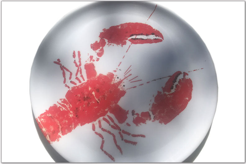 Red Lobster Melamine 11" Plate | Coastal