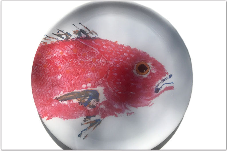 FishAye Red Snapper Plate - 11" | Decorative Seafood Tray