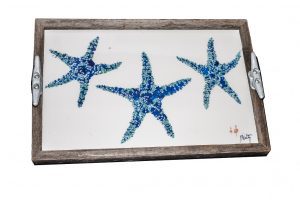 Sea Turtle Driftwood Tray | Coastal