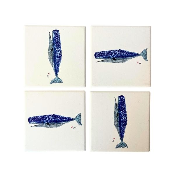 Whale Coaster Set