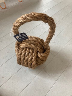 Mystic Knot Door Stop – Large Monkey Fist Nautical Accent