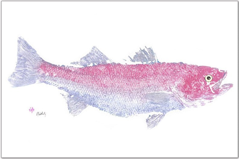 Pink Striper Placemat | Nautical