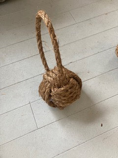 Mystic Knot Door Stop – Small Monkey Fist Coastal Décor