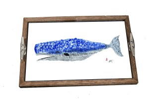 Whale Driftwood Tray | Ocean-Inspired