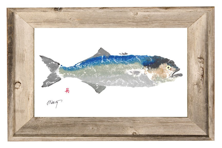 Coastal Art Bluefish Ocean Artist Inspired