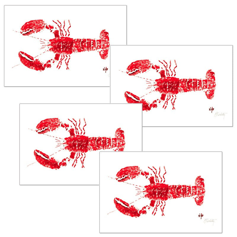 Red Lobster Placemats – Set of 4 Nautical Table Mats