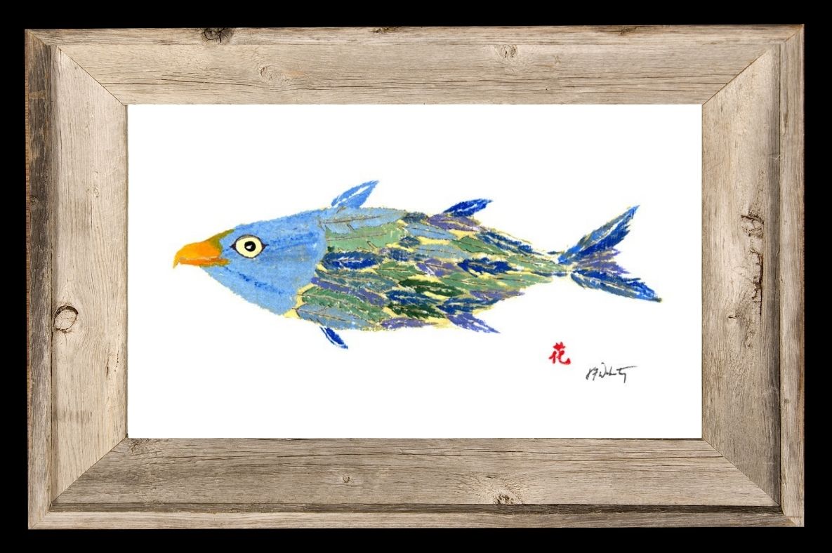 Original Fish Print Art | Unique Gyotaku Wall Decor