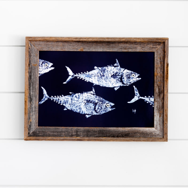 FishAye False Albie Wall Art – Coastal Nautical Home Decor
