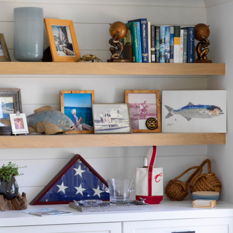FishAye 'Bluefish' by JFD – Framed Nautical Coastal Art Print