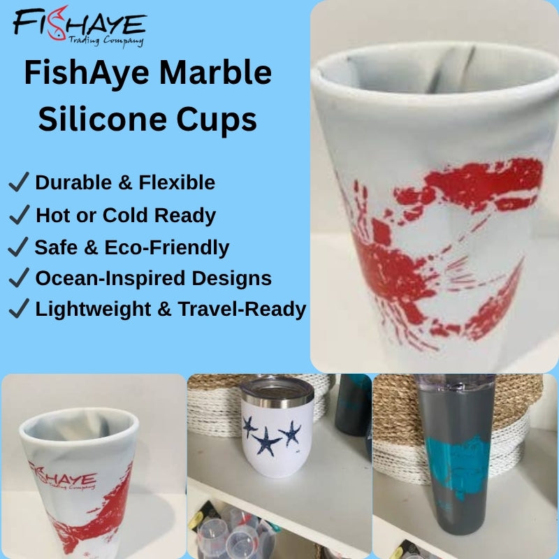 FishAye Blue Lobster SiliPint Cup - Durable Nautical Drinkware