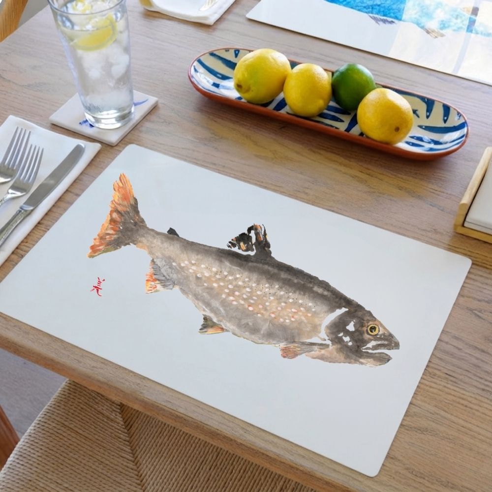 Lake Trout Handmade Placemat