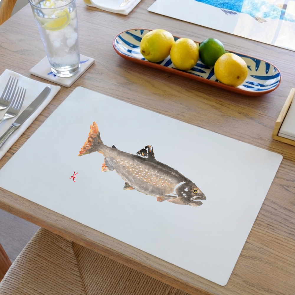 Lake Trout Handmade Placemat