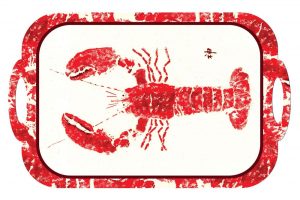 red lobster melamine tray-11 x 17