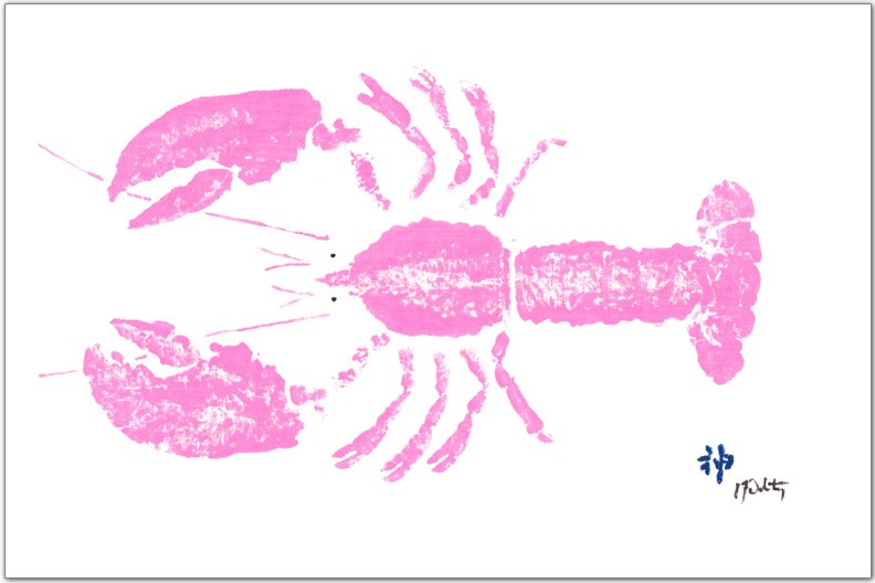 Pink Lobster Placemat