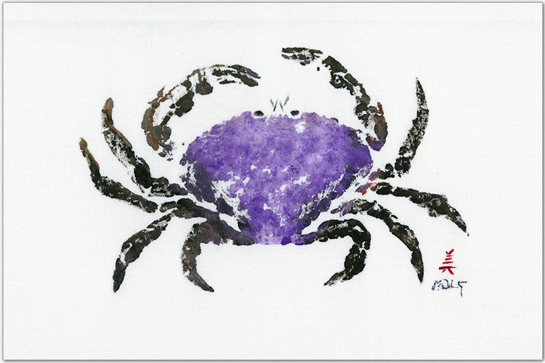 Purple Dungeness Crab Placemat