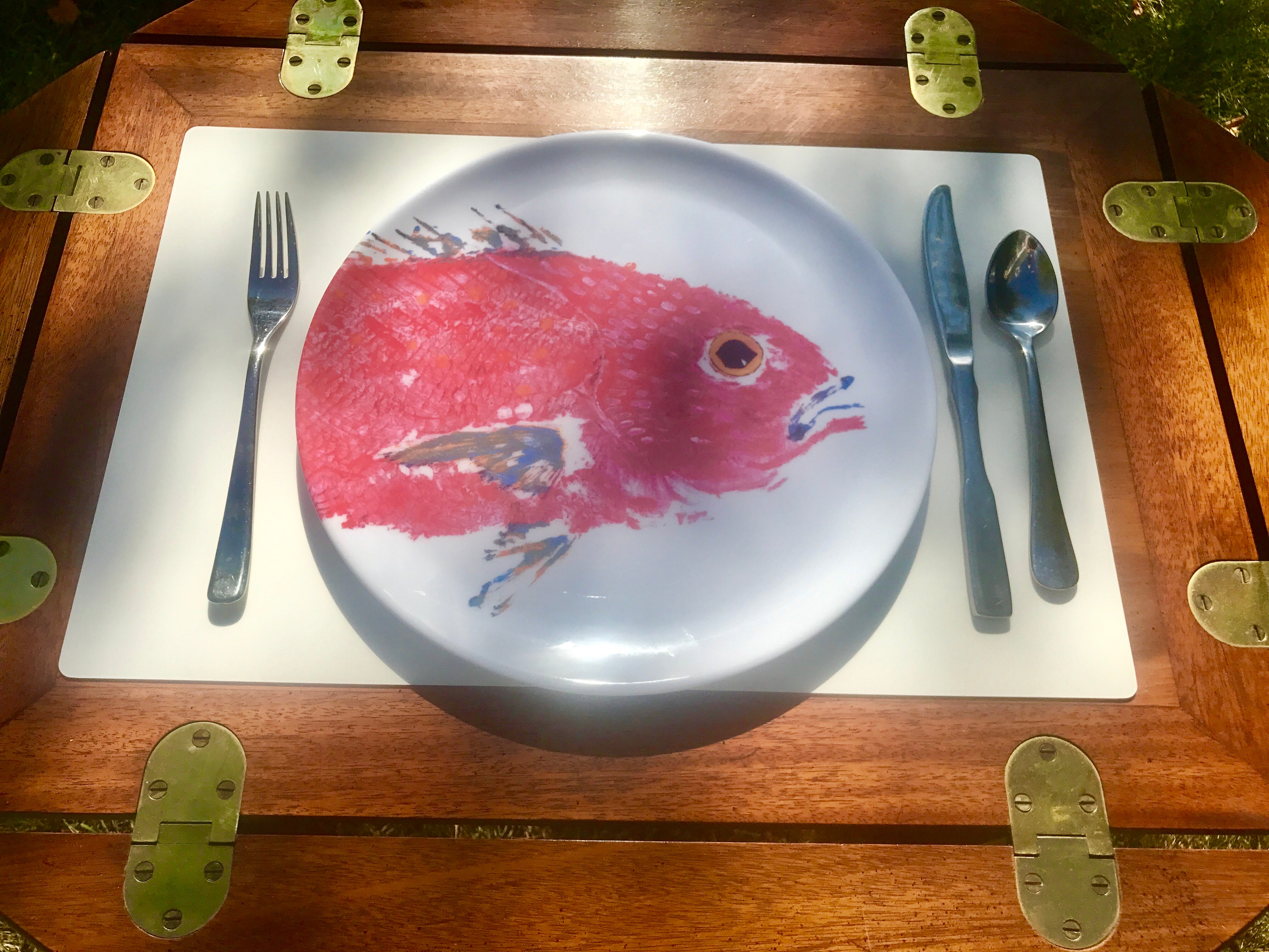 Red Snapper Plate - Coastal Ocean Dinnerware