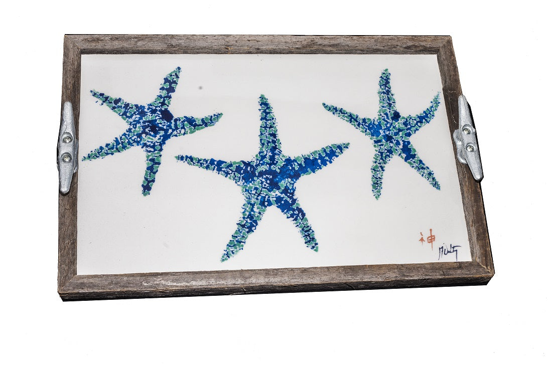 Starfish Driftwood Tray
