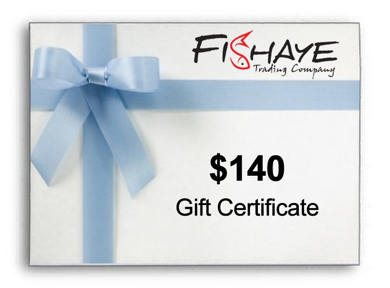 $140 Gift Certificate