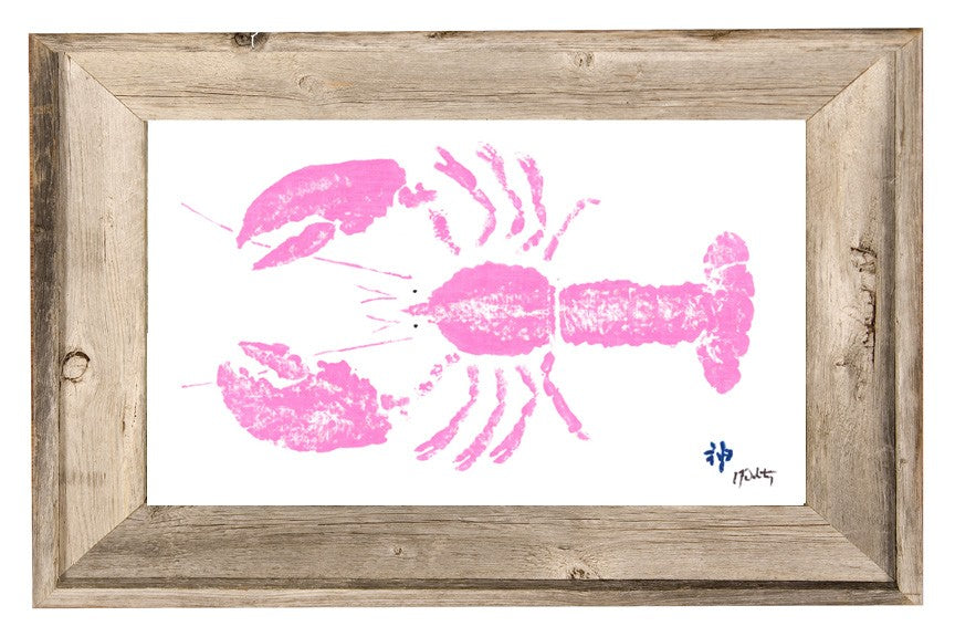 Pink Lobster Print